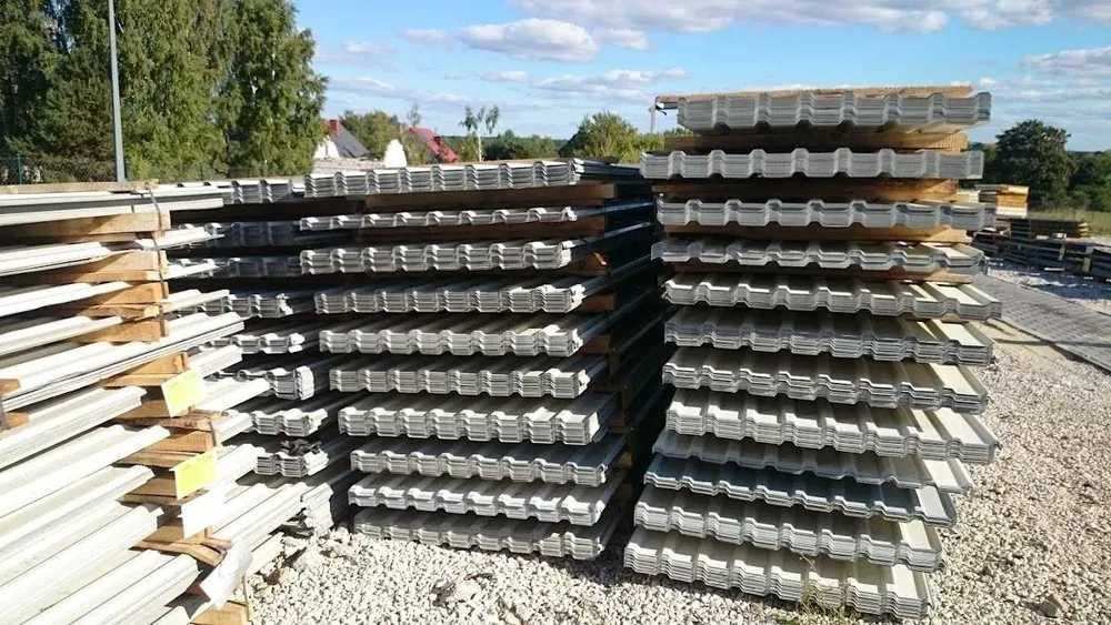 Blacha profilowana trapezowa obróbkowa T18 T7 grafit brąz czerwony MIX