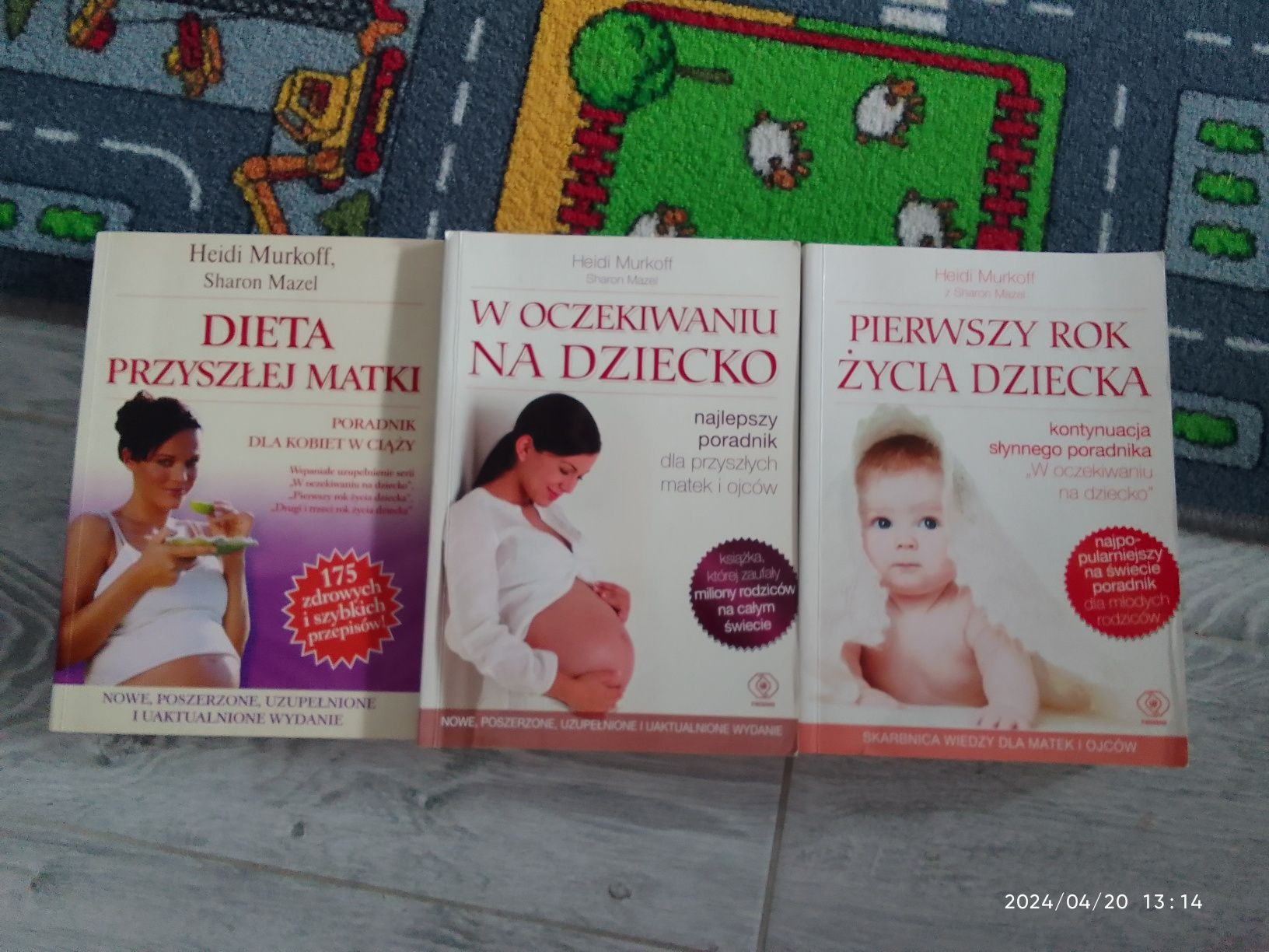 Pierwszy rok życia dziecka, dieta przyszłej mamy,  książki, kompleti