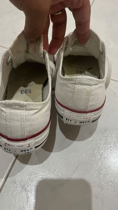 Sapatilhas Converse All Star mulher brancas tamanho 38