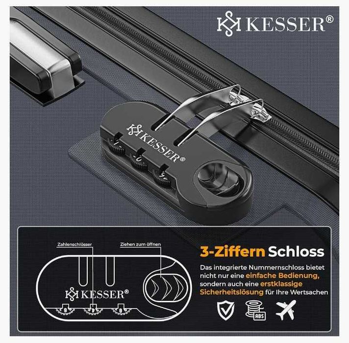 Walizka z tworzywa ABS 120l Kesser