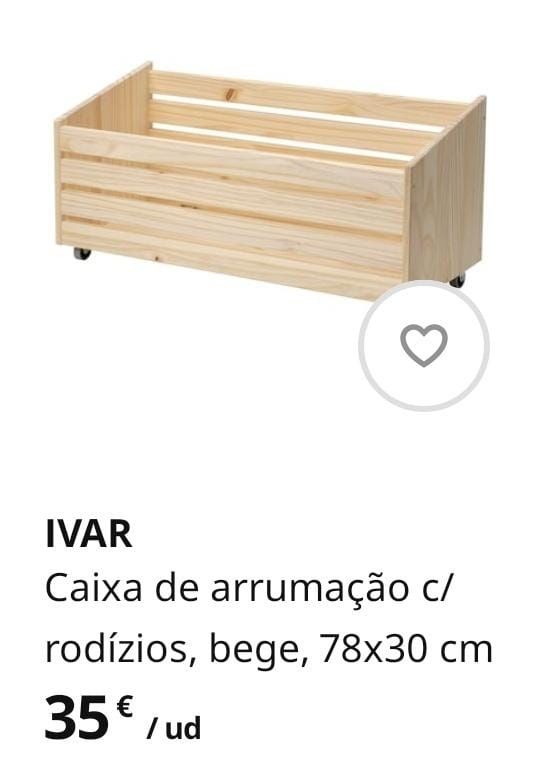 Caixa arrumação IKEA