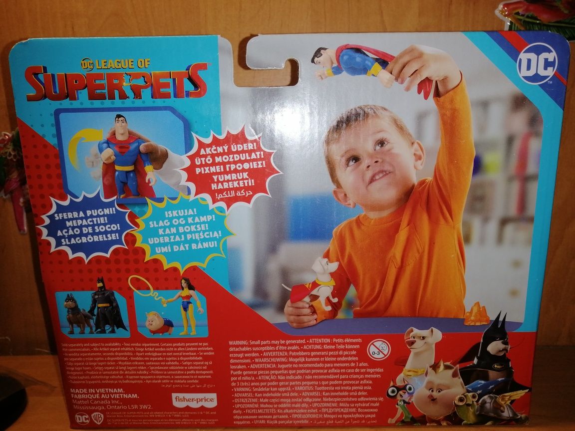 Игровой набор Супермен и Крипто. Fisher-price