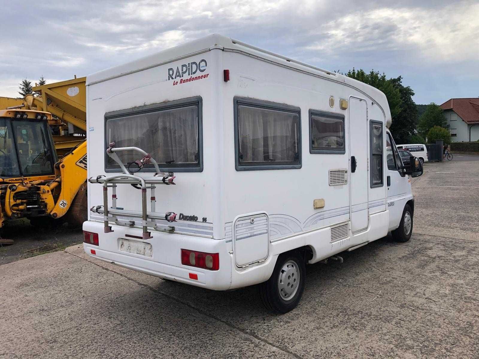 Fiat Ducato Kamper 5-os 2000r 2.8 TID Rapido Rejestracja Pl Suchy