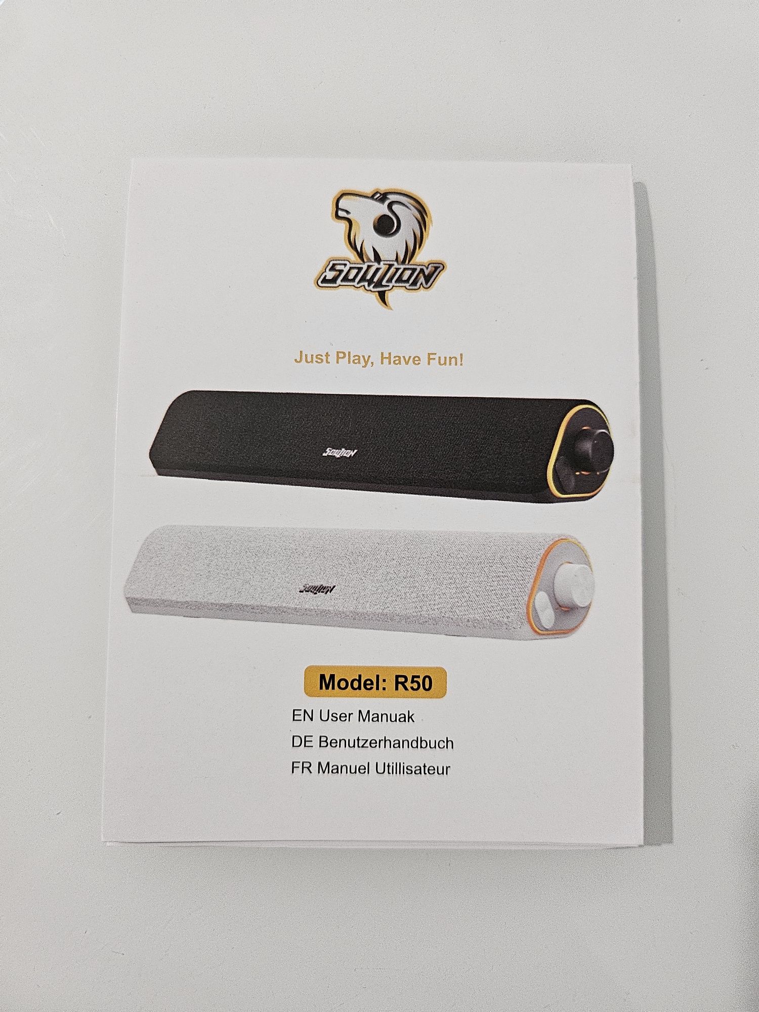 SOULION R50 Głośnik Bluetooth komputerowy - kolorowe światła