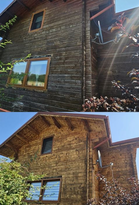 Piaskowanie drewna Impregnacja Malowanie