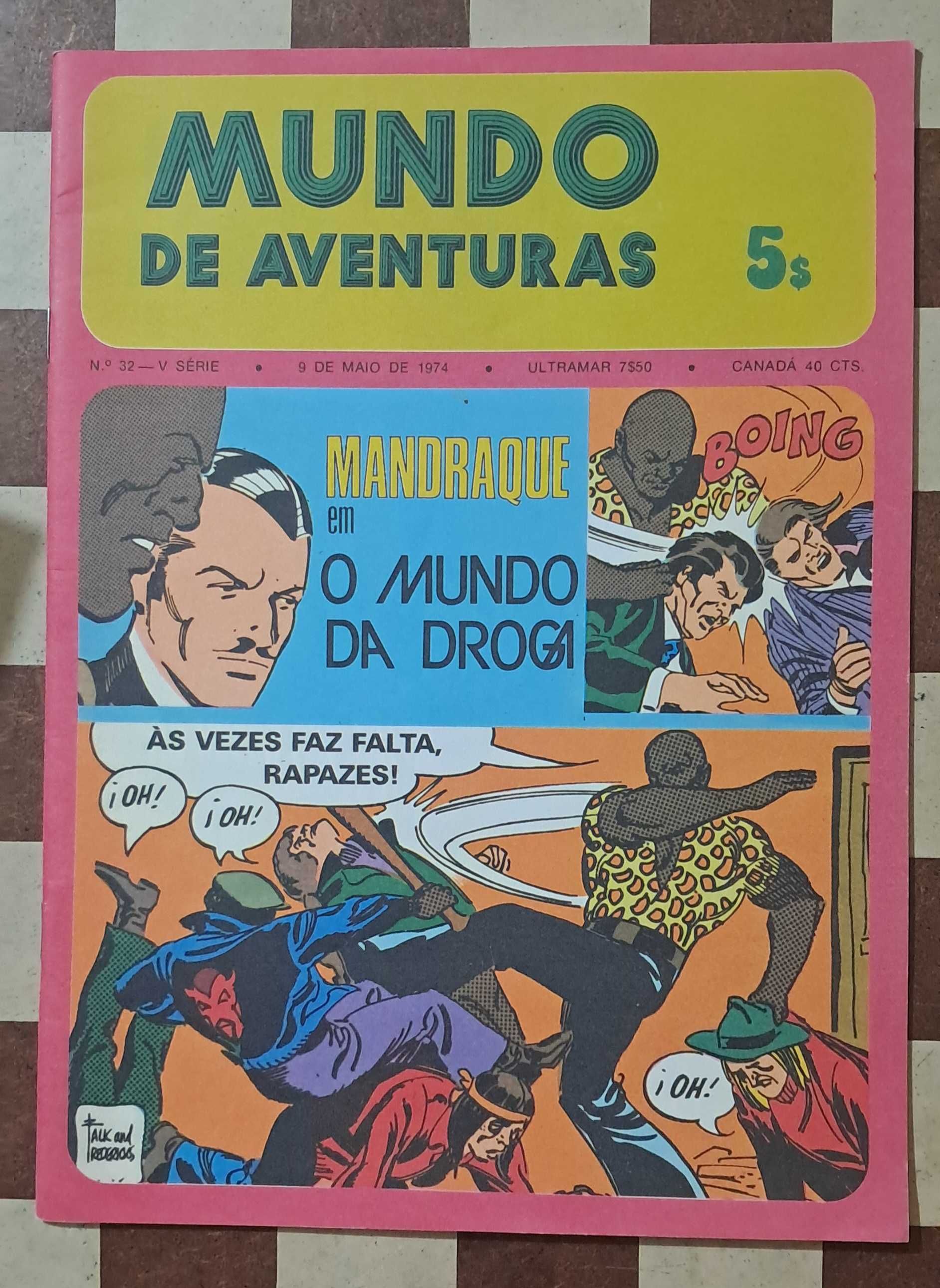 Conjunto lote Revistas antigas banda desenhada