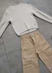 Stradivarius spodnie Reserved sweter