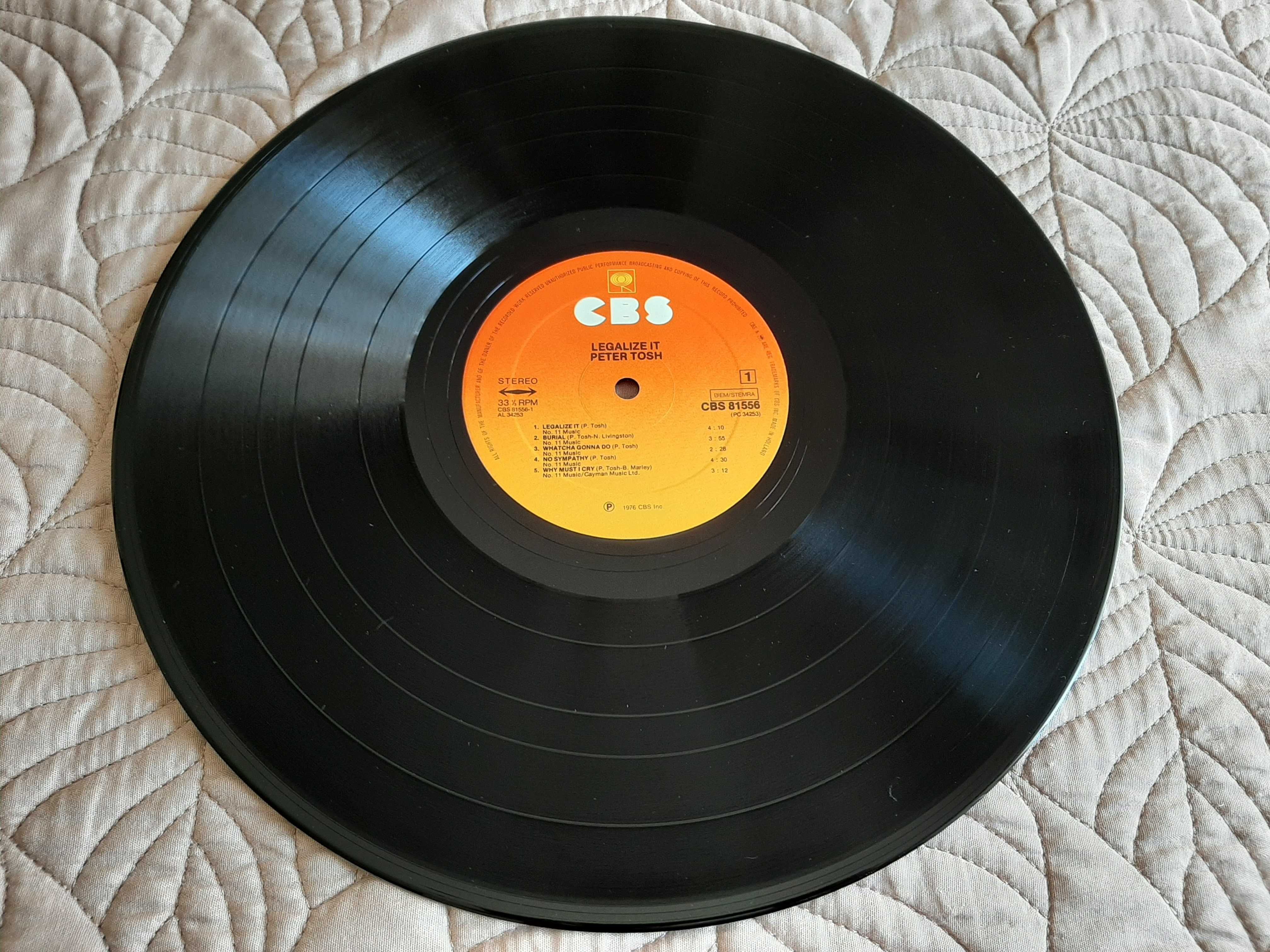 Peter Tosh - Legalize It - Europa - Vinil LP