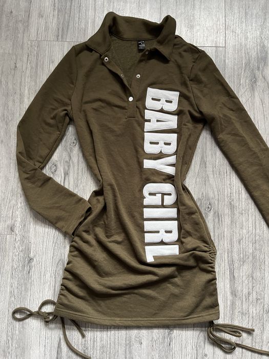 Sukienka khaki shein roz s