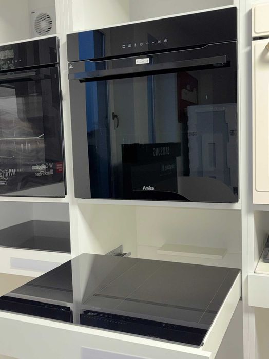 Zestaw AGD do zabudowy AMICA Czarne Szkło Limanowa/Nowy Sącz