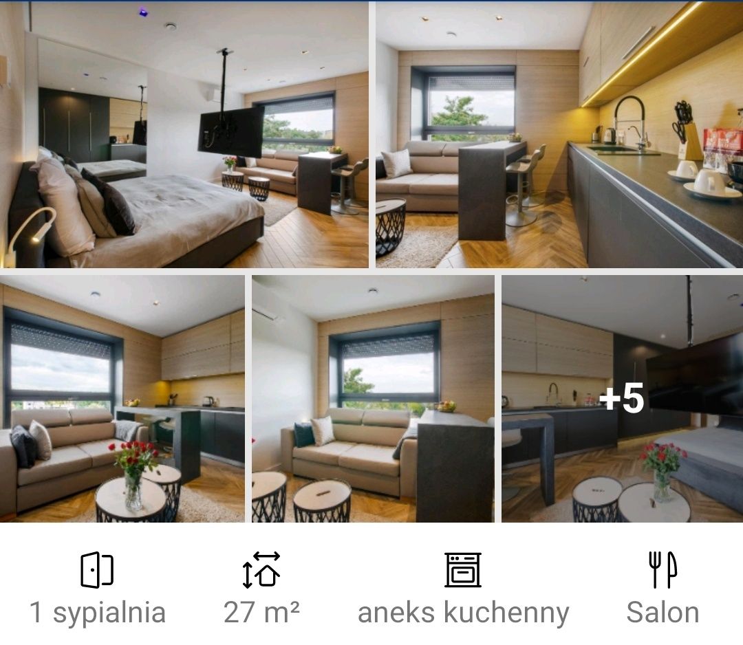 Apartamenty mieszkania na doby na godziny noclegi, klima.