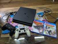 Konsola ps4 slim ssd 500gb 2 gry 2 pady