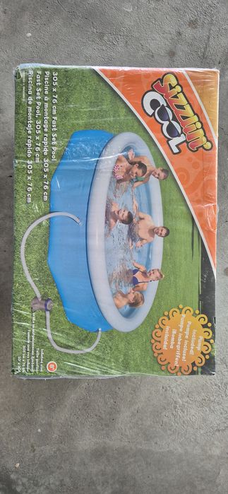 Vendo piscina nova 3,05m x 0,76m s/bomba