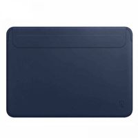 Чехол для MacBook Pro 16"  WIWU Skin Pro 2 Leather Sleeve Blue