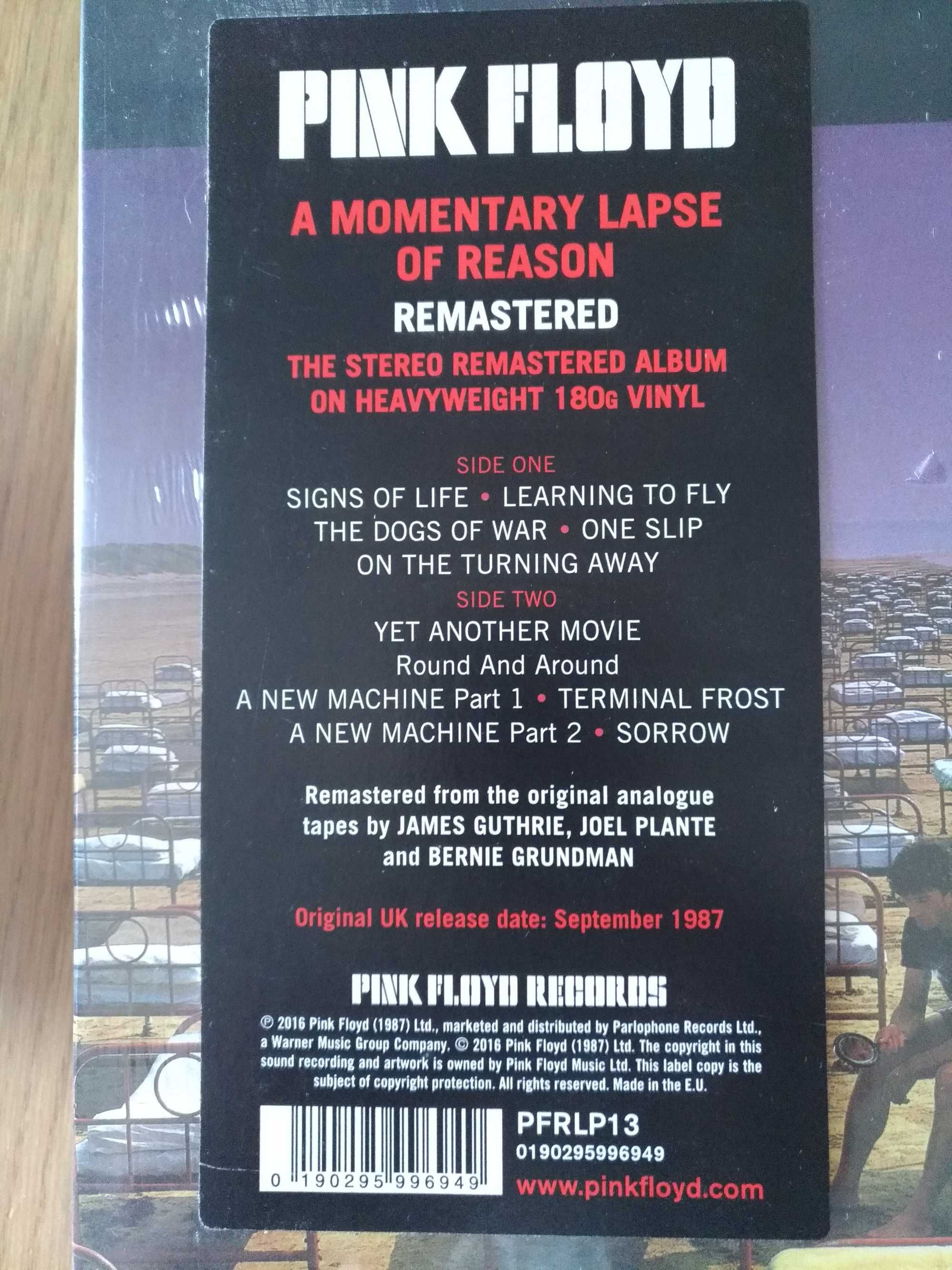 Pink Floyd – A Momentary Lapse Of Reason