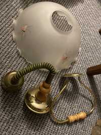 Lampa vintage ozdobna lampa kolekcjonerską szkło ozdobne