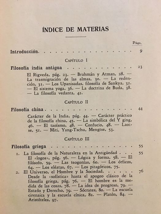 Filosofia do Oriente / Historia de la Filosofia