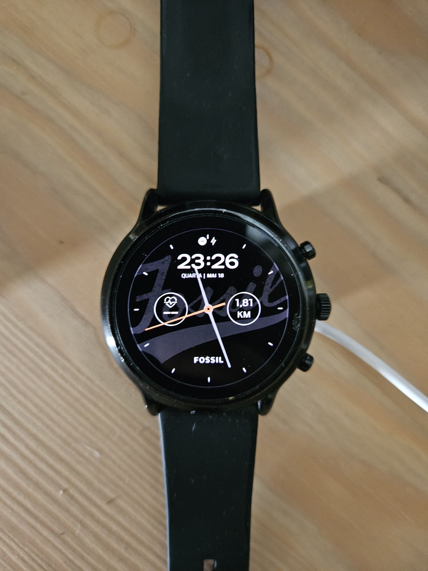 Smartwatch Fossil Carlyle Preto