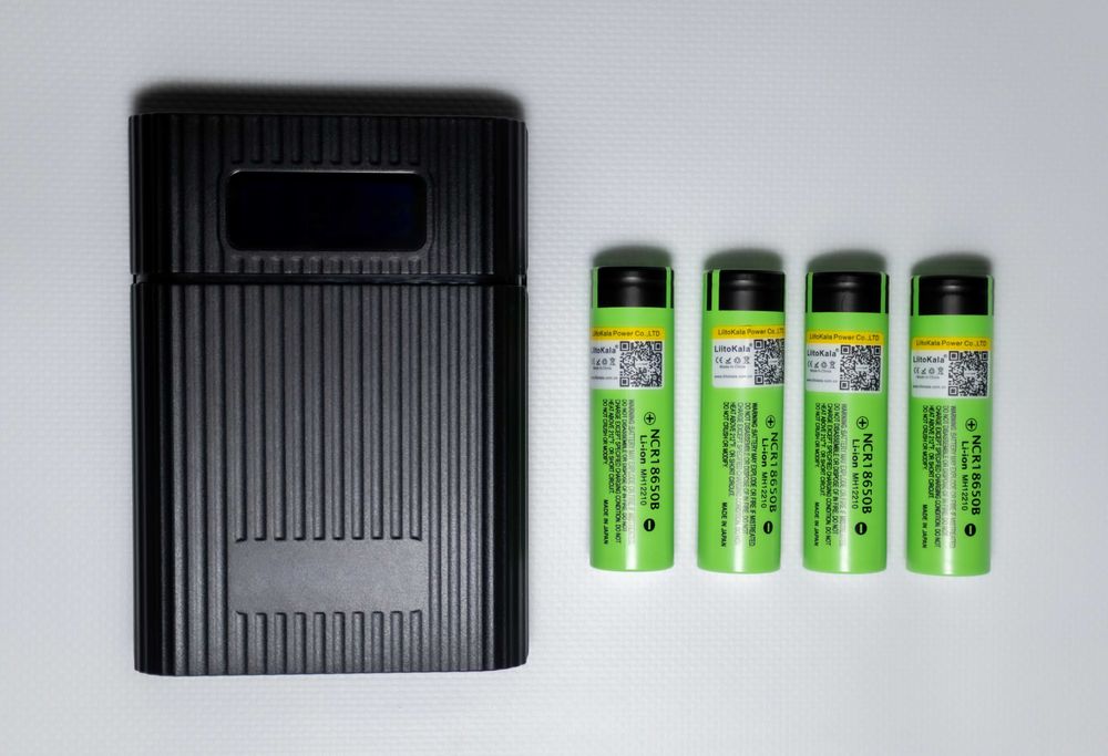 Корпус для 4×18650 з дисплеєм заряду та акум. LiitoKala NCR18650B