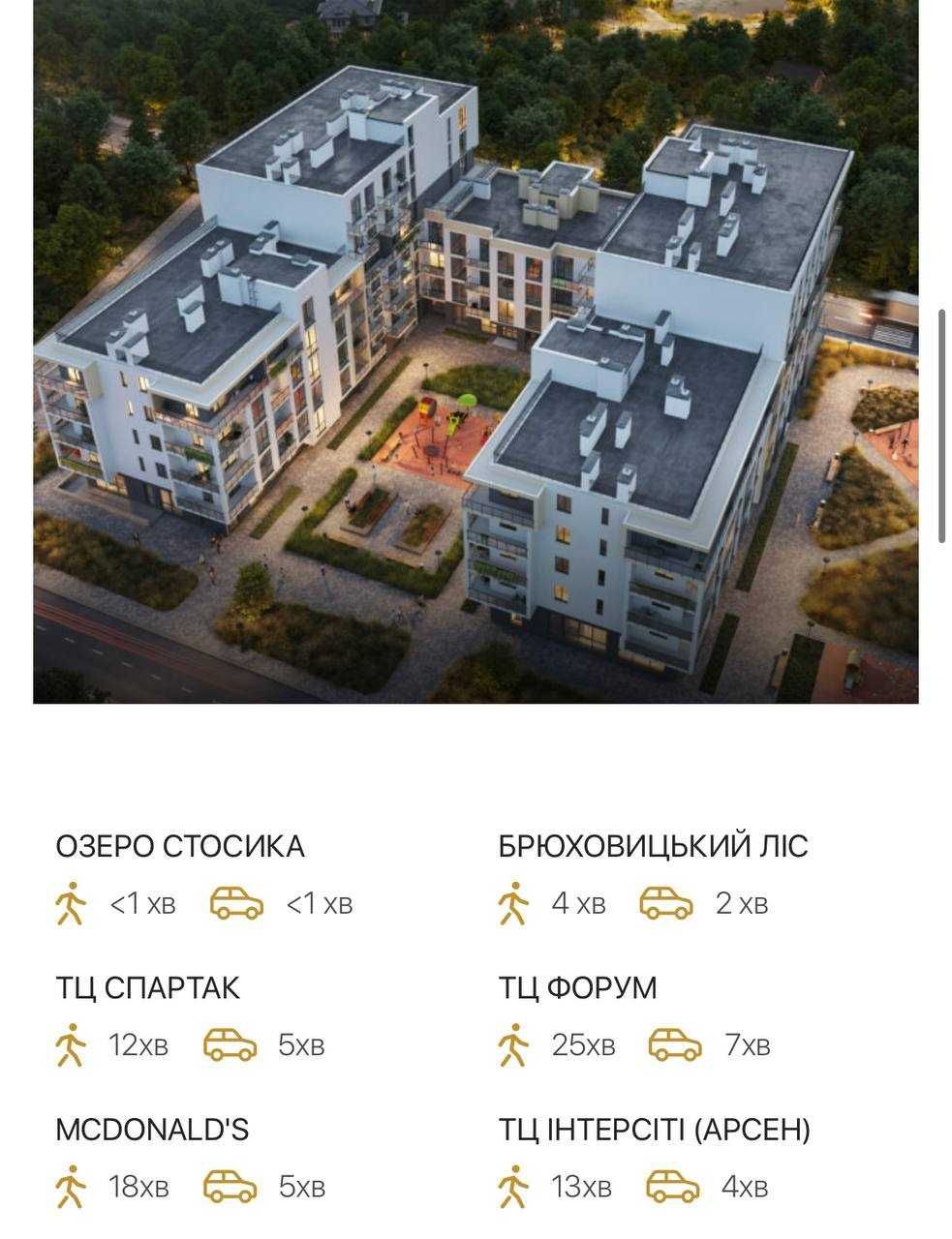 Продаж 1 кім 41м2 0 цикл ПІД ГОЛОСКОМ ЖК AUROOM LOUNGE