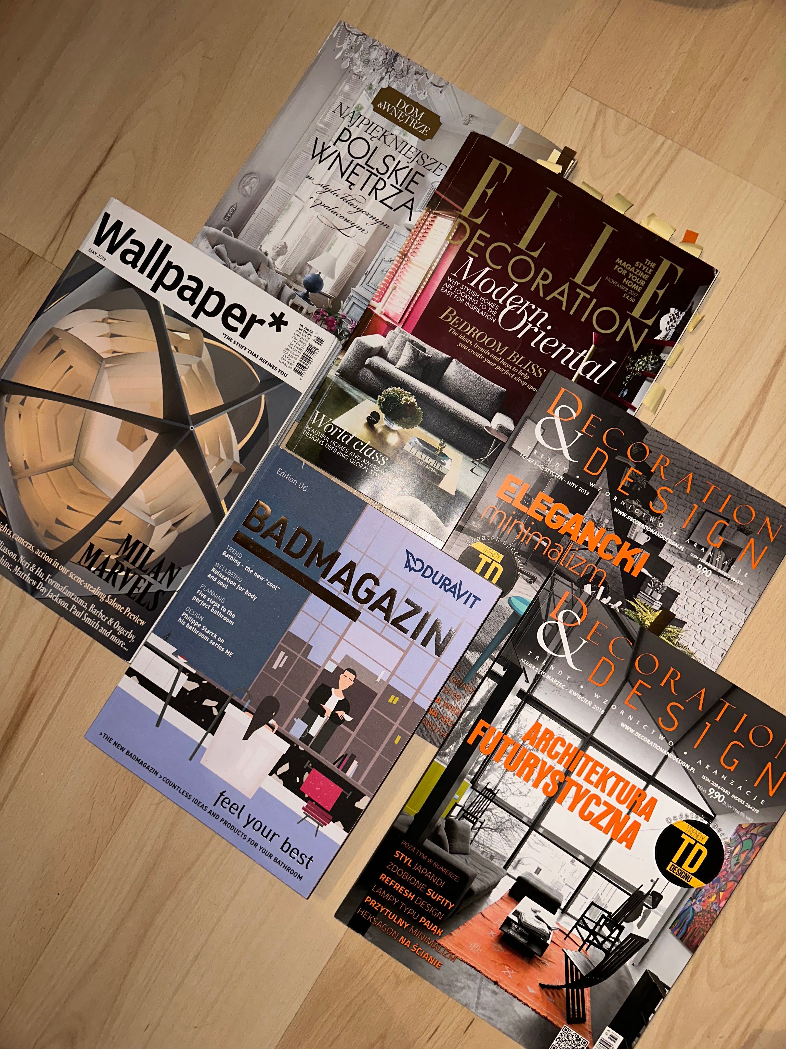 Magazyny czasopisma architektura wnętrza