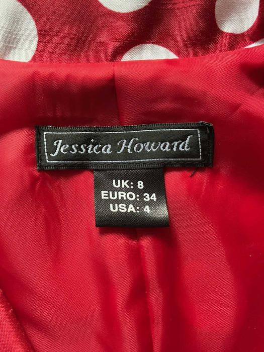 Sukienka retro w grochy rozmiar 34, 36 stan idealny