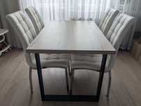 Stół 120x80 dąb halifax styl loft
