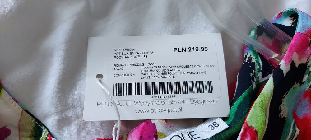 Sukienka nowa z metkami 38