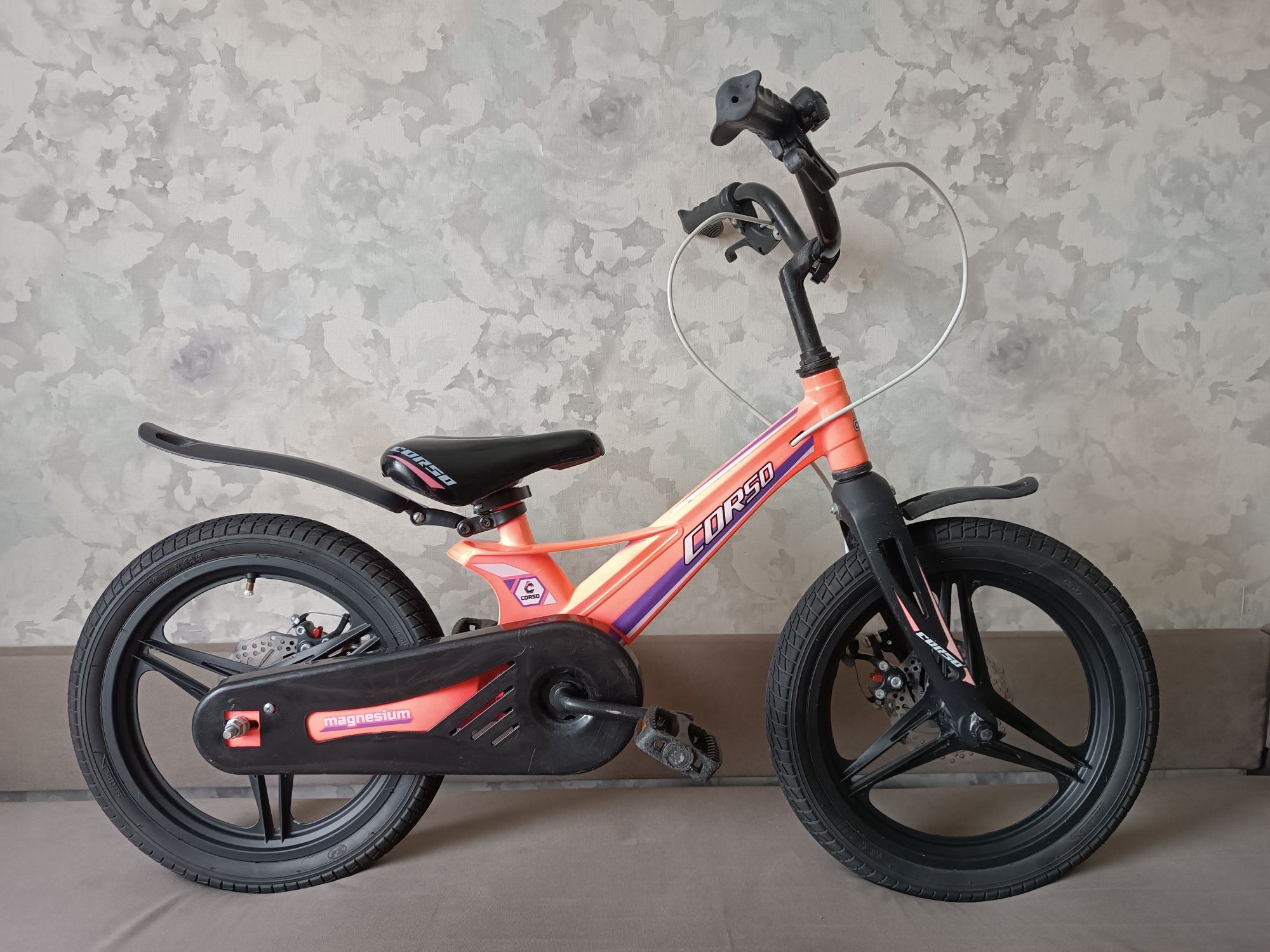 Дитячий велосипед Corso magnesium 16"