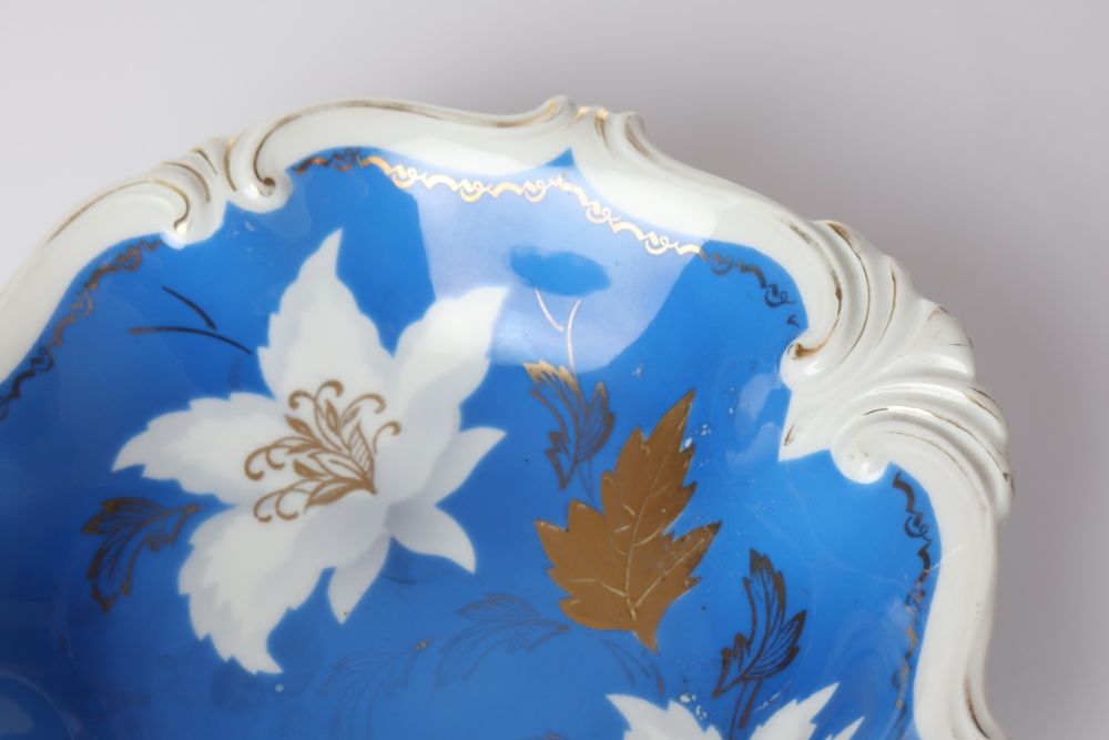 Piękna patera Tillowitz Porcelana do 1945 roku Rar Antyk 21x21cm