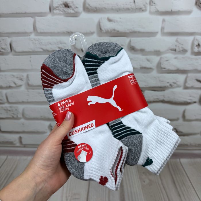Puma (6 пар) Halt-Terry США! Дуже комфортні шкарпетки