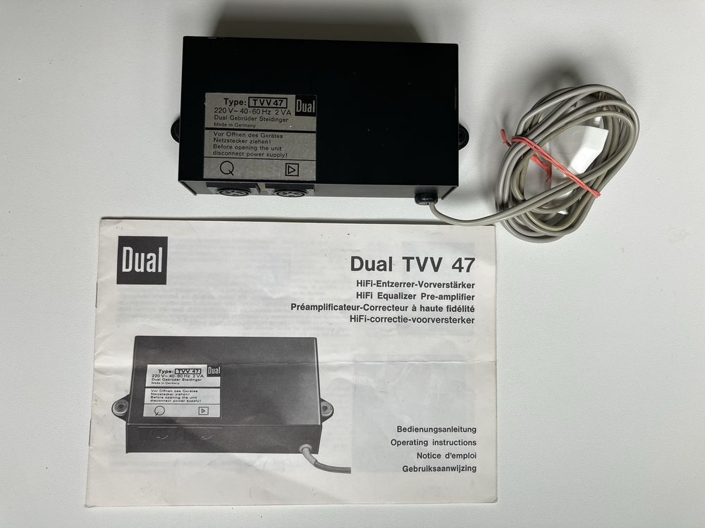 Przedwzmacniacz gramofonowy DUAL TVV 47 jak arcam naim nad sansui