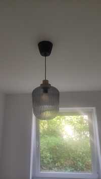 Lampa IKEA szklana loft