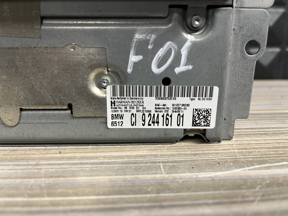Экран BMW F01 F02 Магнитола CiC Монитор БМВ Ф01 Разборка Bmw F01 F02
