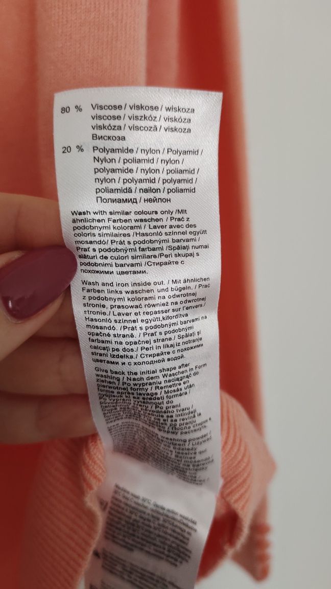 Cienki długi kardigan/rozpinany sweter Orsay, EUR M