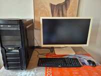 Gemingowy komputer  stacjonarny z monitorem 27"