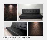 Kanapa Angela skóra naturalna loft