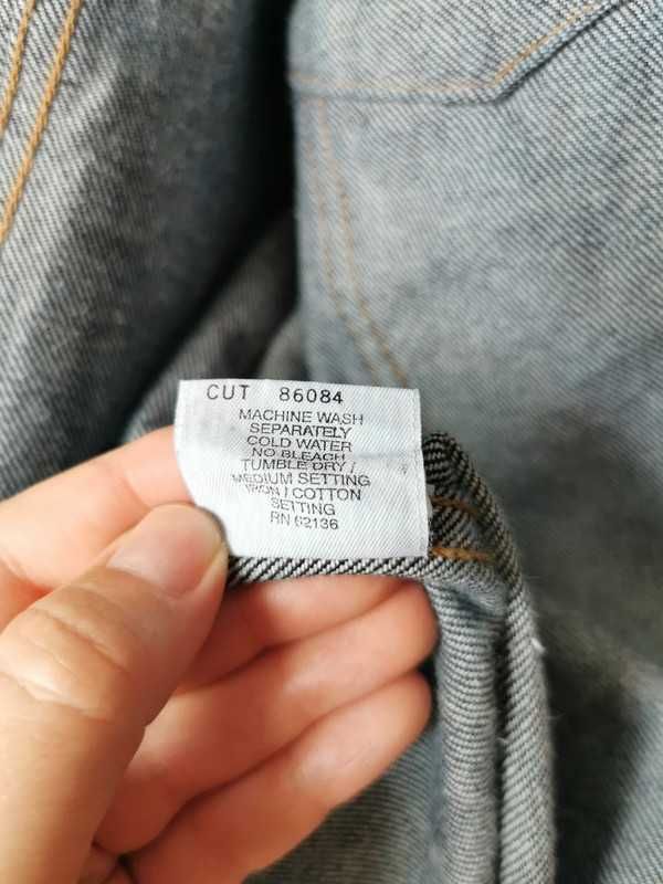 GUESS vintage jeansowa kurtka 4XL, made in USA, unikat, unisex