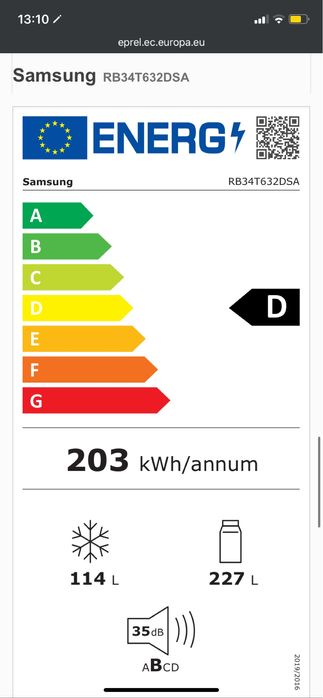 Frigorífico Samsung