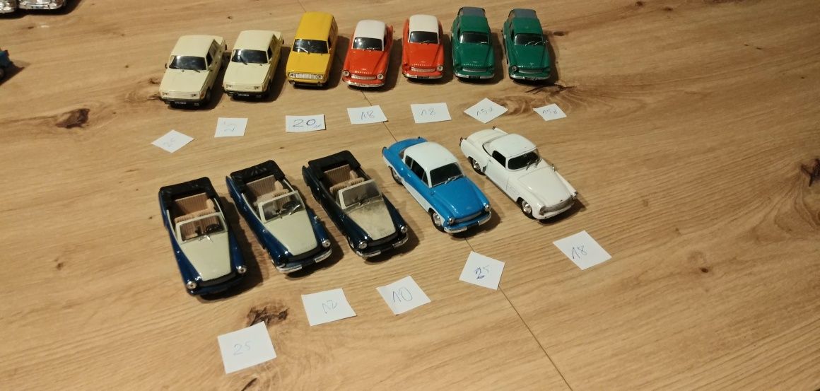25 modeli pojazdów z NRD od deagostini legendy prl