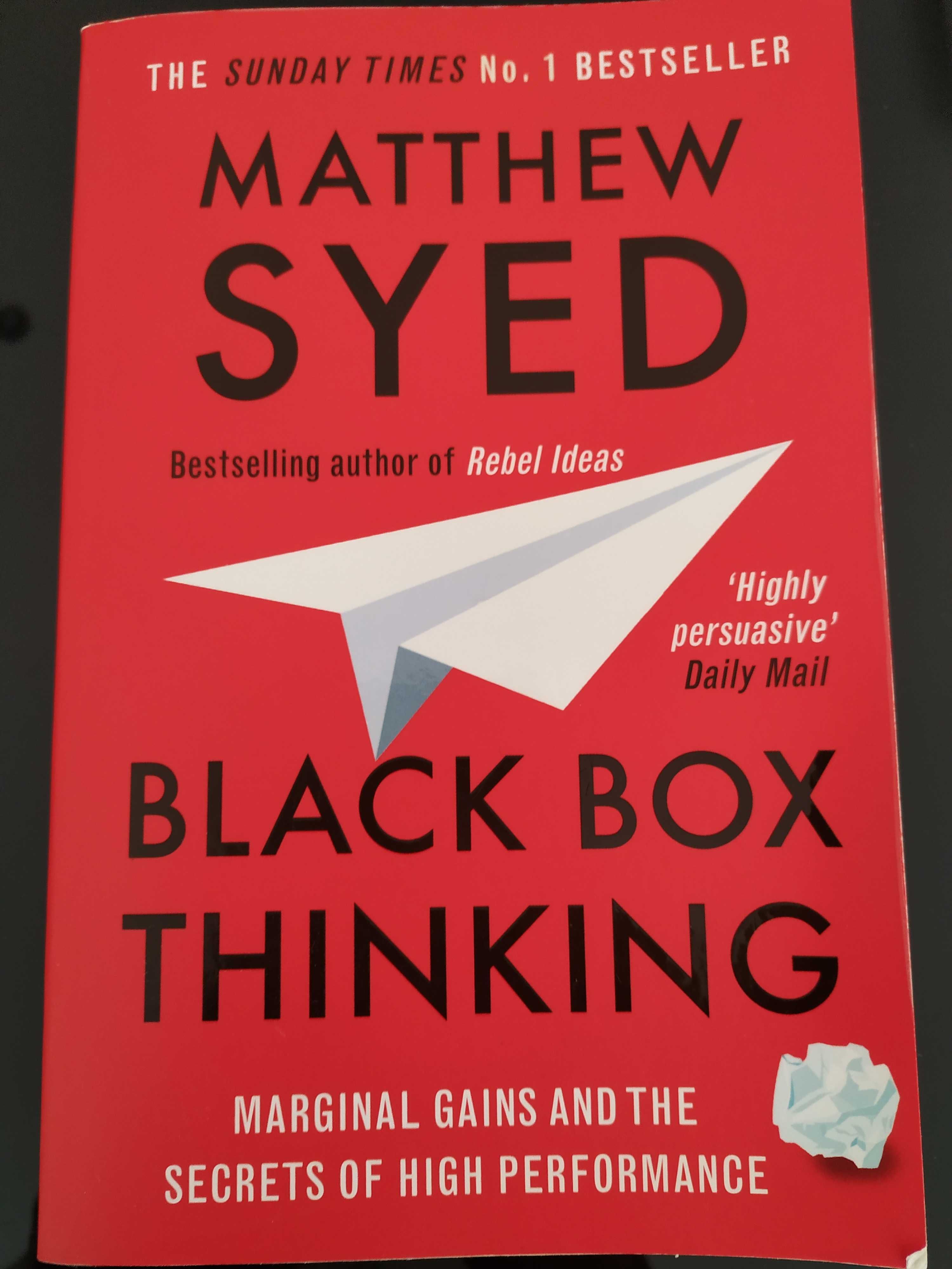 Livro "Black Box Thinking"