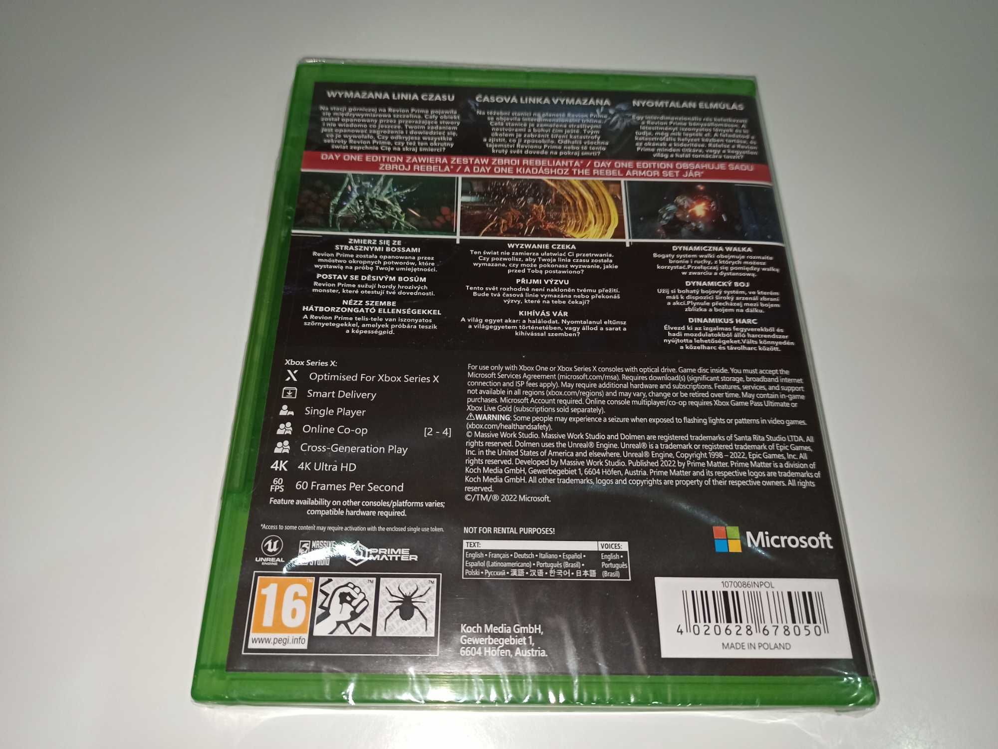 xbox one DOLMEN PL po polsku soulsy w klimatach SF Nowa! Folia!