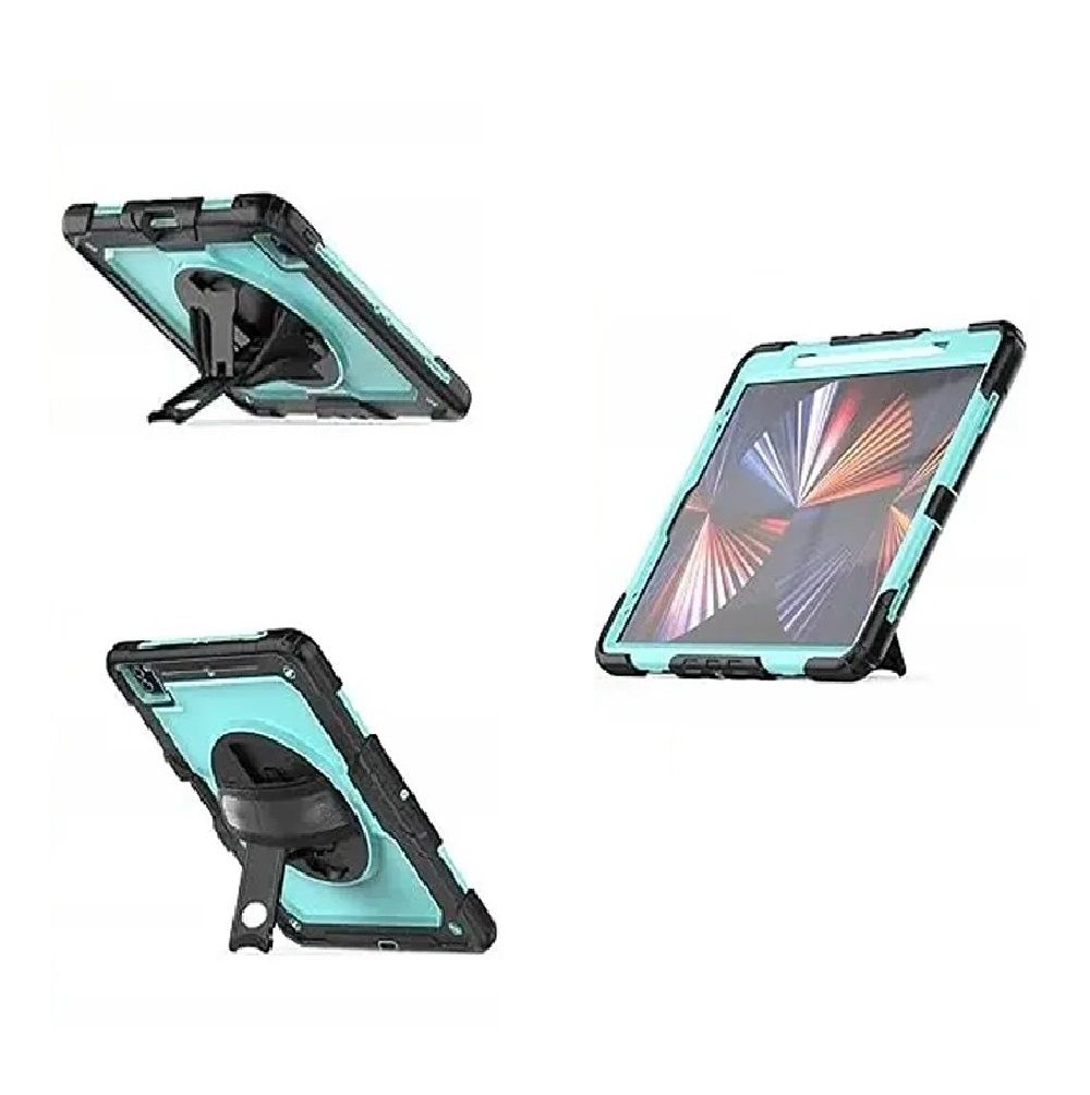 Etui do iPada Pro 4/5 12,9” z Podstawką i Paskiem na Ramię Turkusowe