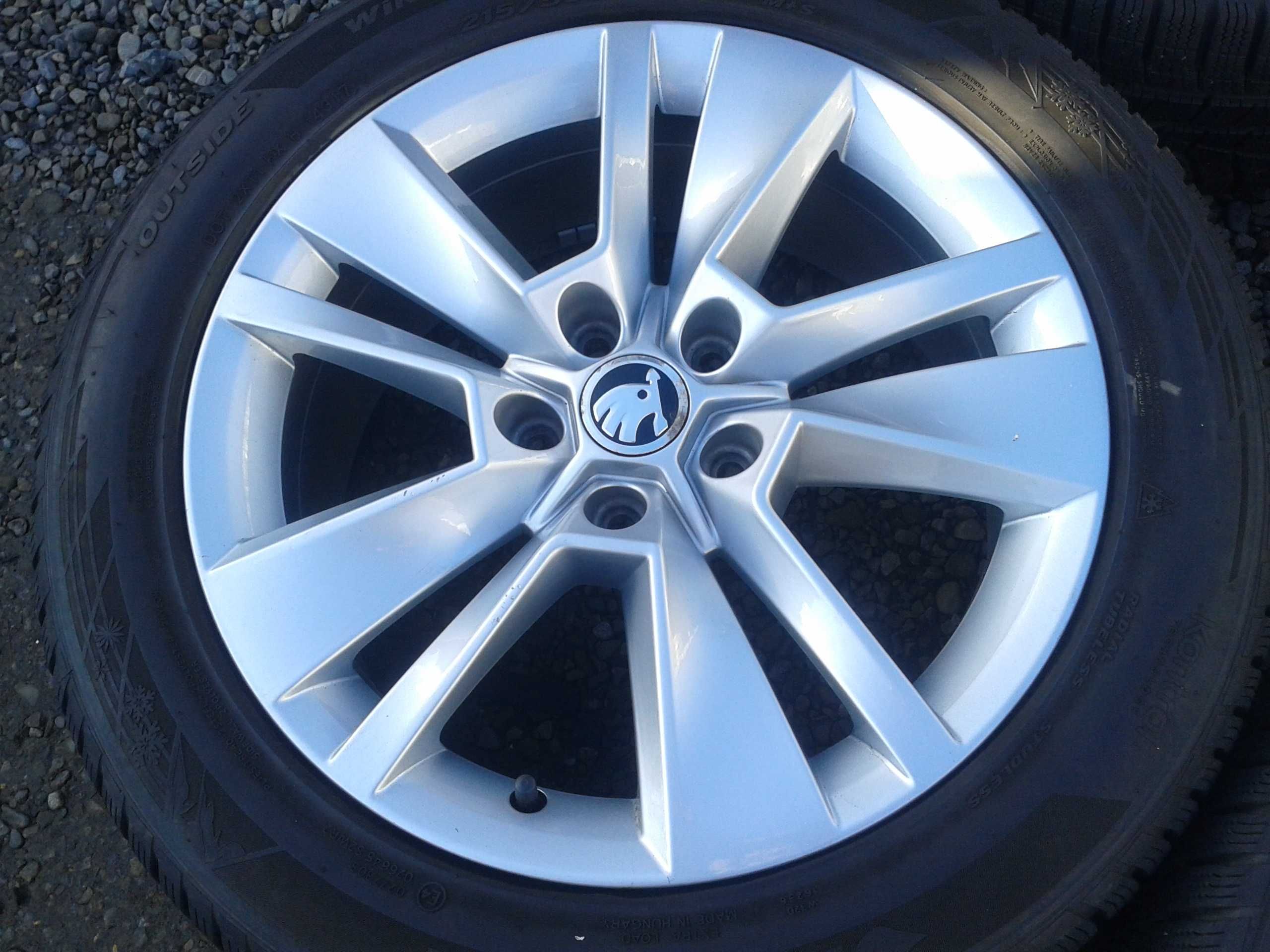 oryginalne felgi r17 skoda octavia superb karog kodiaq mielec yeti 7j