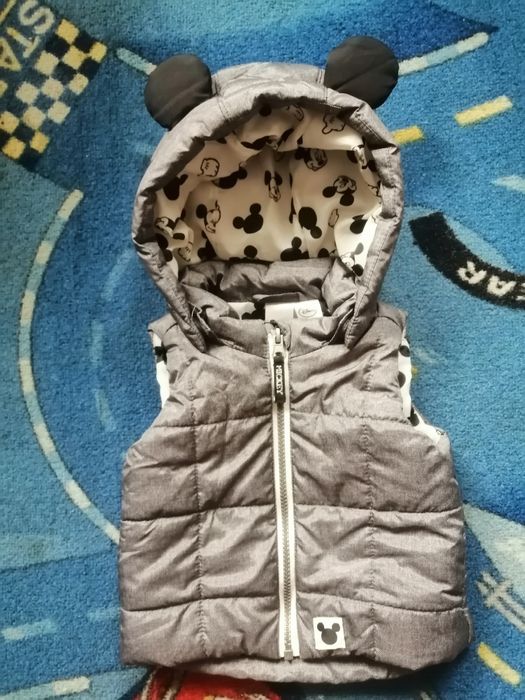 Bezrękawnik kamizelka myszka Miki Mickey hm h&m 68