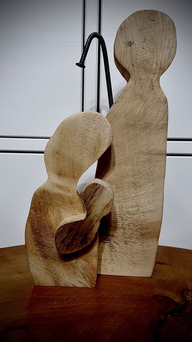 Święta Rodzina z drewna