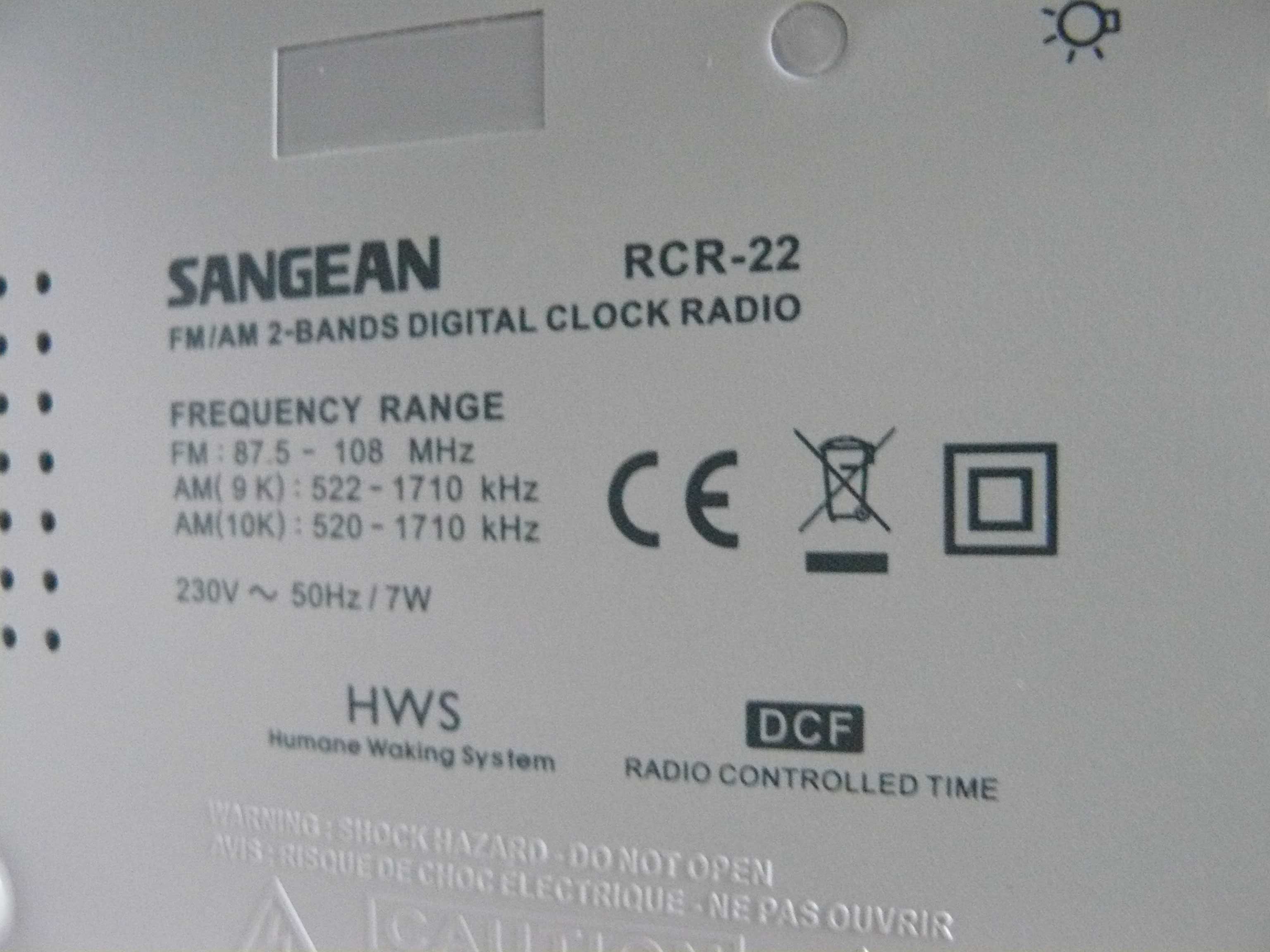 Super Sangean z 2 budzikami TxT Rds wyświetlacz Dimmer zegari inne