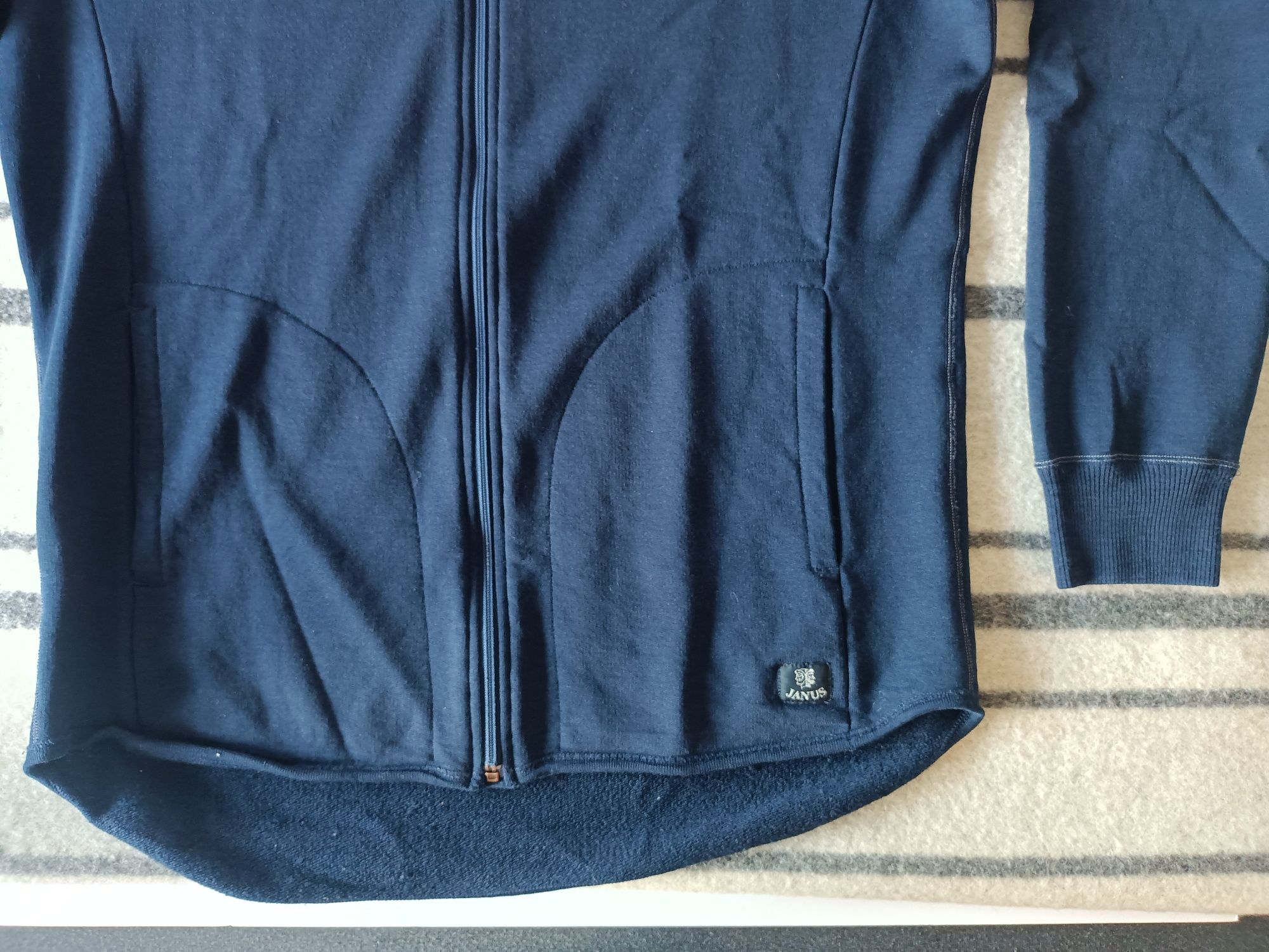 Piękna bluza męska Janus, 100% wełna merino, rozm. XL, na 190-205 cm w