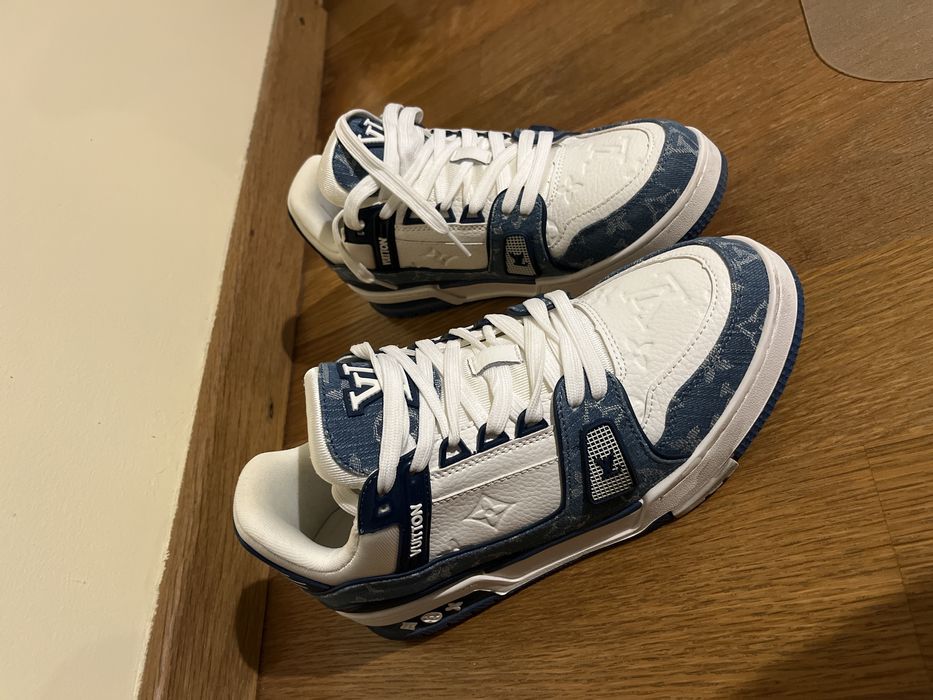 Louis Vuitton trainers blue