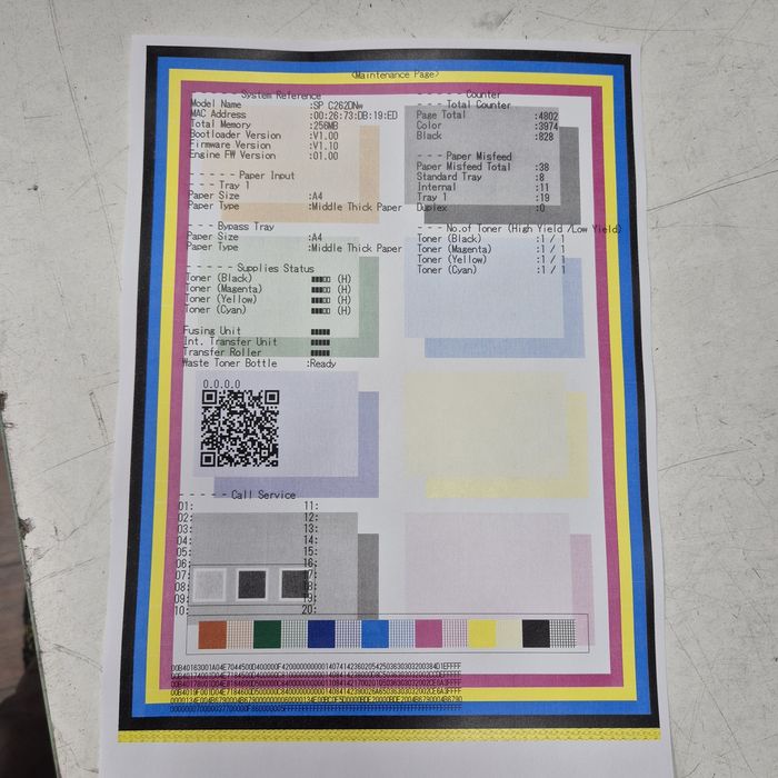 Ricoh C262DNw  Wi-Fi Лазерный Цветной Принтер й цкв